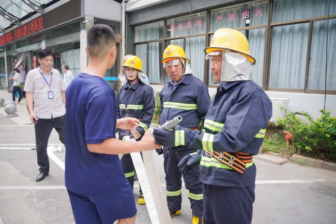 绍兴城东医院,消防安全,消防培训,消防演练